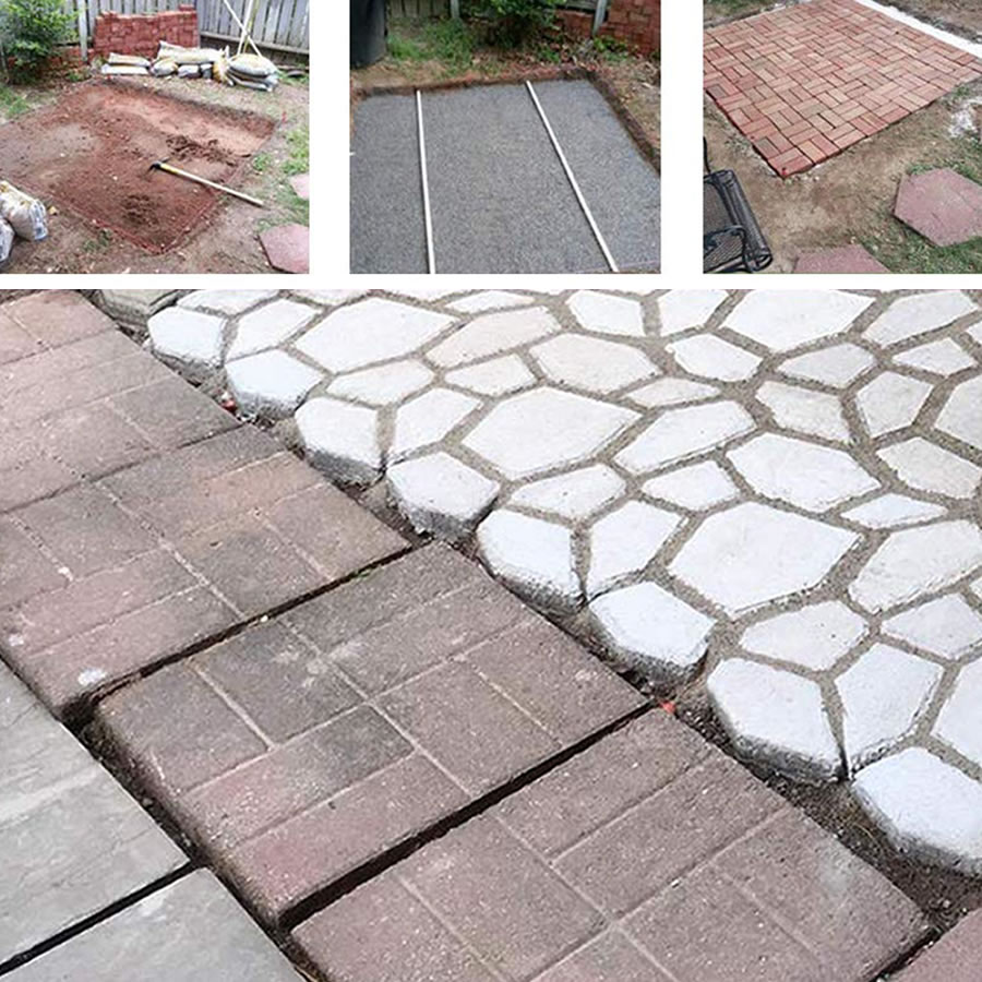 * Reusable Concrete Moulds - Stepping Stones, Walkways, Paved Areas