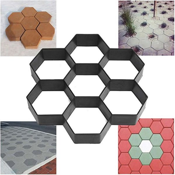 diy hexagon concrete mold