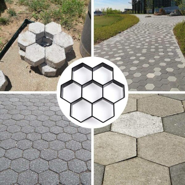 buy hexagon shape concrete mold